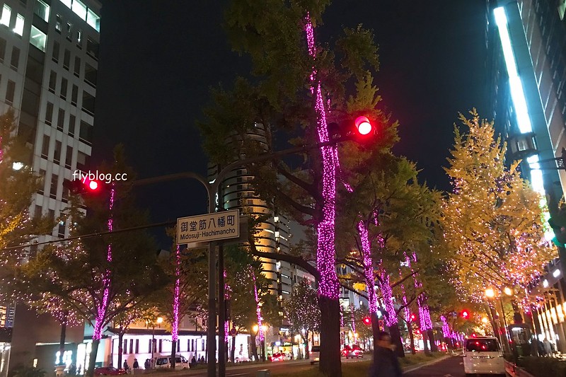 日本大阪｜大阪光之饗宴｜大阪光之饗宴，2019/11/4~ 2020/1/31，御堂筋(阪神前交差点~難波西口交差点) @飛天璇的口袋