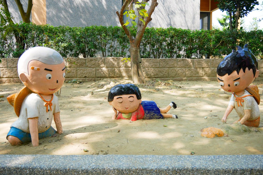 板陶窯交趾剪黏工藝園區：超療癒又童趣的親子旅遊景點~貓咪車站、沙坑、溜滑梯、手作DIY @飛天璇的口袋