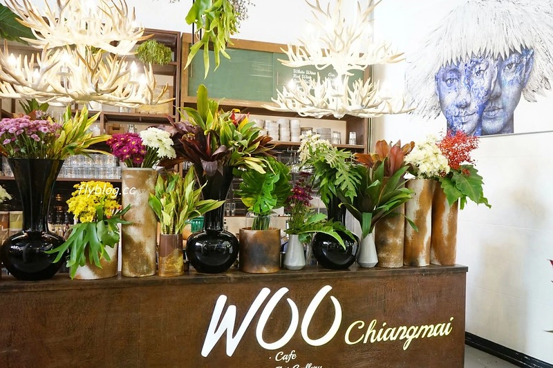 泰國清邁｜Woo Cafe，清邁必吃美食，結合餐廳、花藝、藝廊和生活雜貨的咖啡館 @飛天璇的口袋