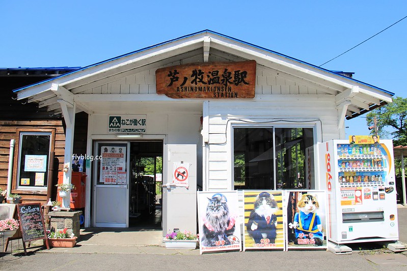日本福島｜芦ノ牧溫泉駅．超療癒的貓咪站長Love，會津鐵道蘆之牧溫泉車站 @飛天璇的口袋