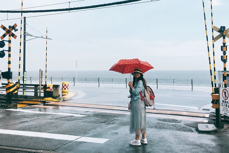 【日本神奈川】鎌倉平交道~傳說中的灌籃高手平交道，就算不是卡通迷也要來朝聖一下 @飛天璇的口袋