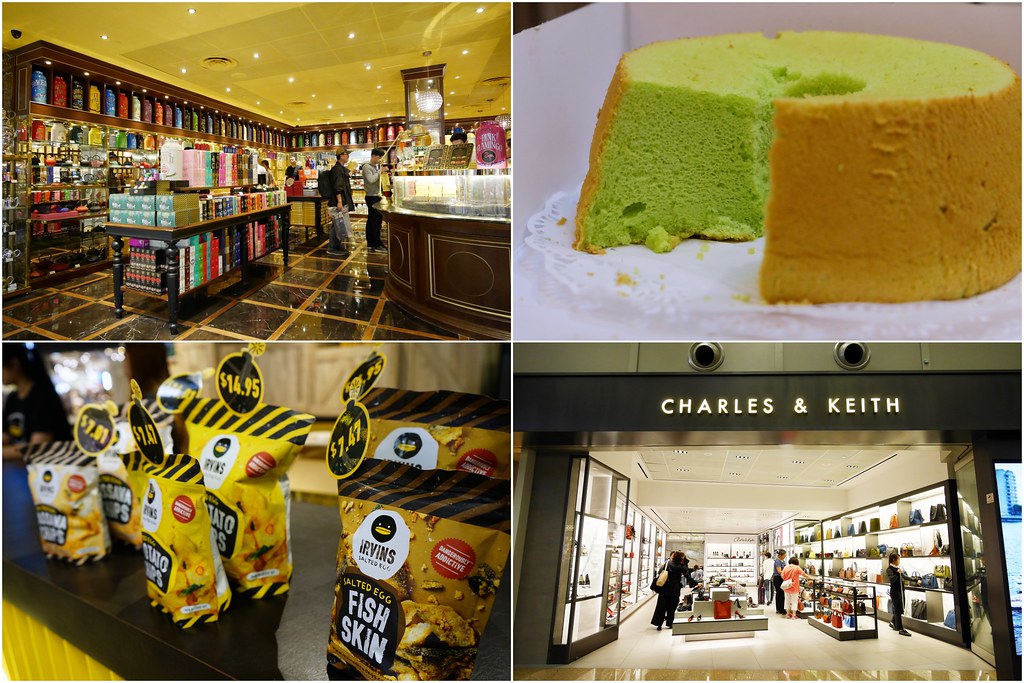 新加坡機場必買伴手禮｜新加坡樟宜機場買什麼？轉機兌換免費$20元新幣購物金，鹹蛋魚皮、班蘭蛋糕、TWG茶葉、小CK快速入手 @飛天璇的口袋