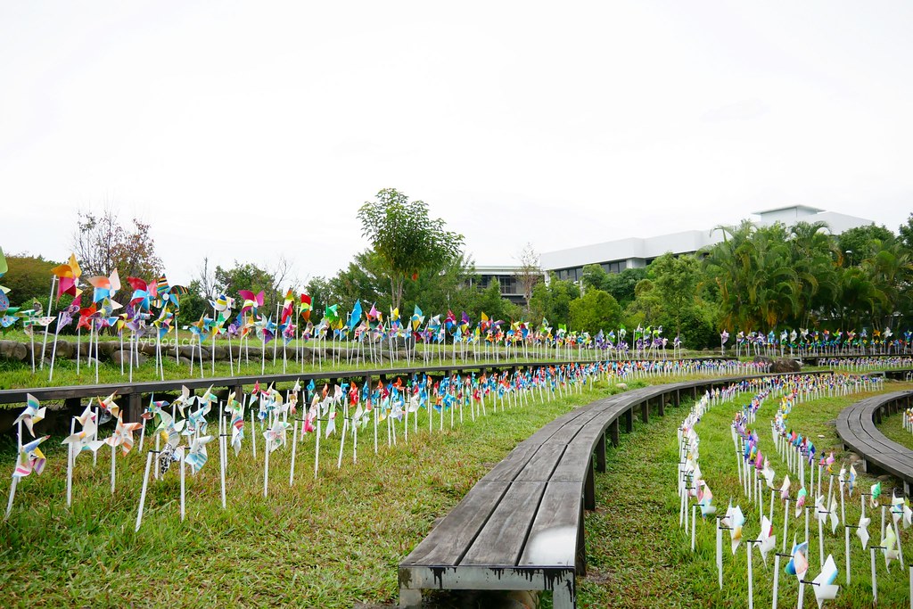 2018臺中藝術季”繽紛風車”裝置藝術┃台中太平：七大裝置藝術上千繽紛風車，屯區藝文中心最新拍照打卡點 @飛天璇的口袋