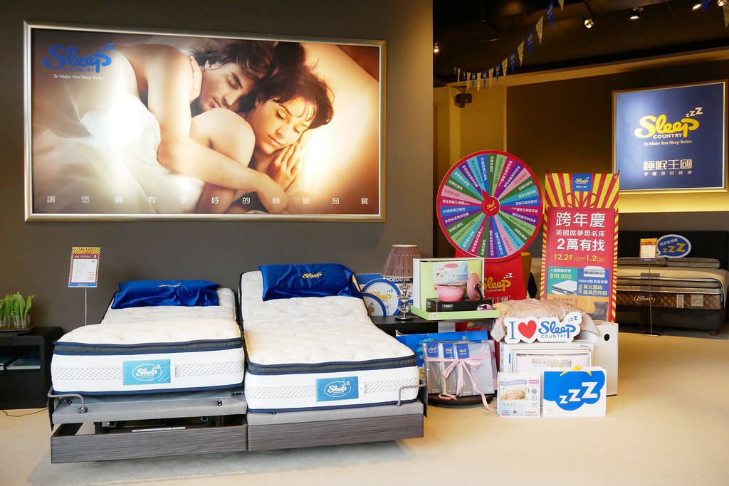 睡眠王國2018年終最後一檔跨年慶特賣：席夢思兩萬元有找，最終加碼四天1/11(五)~1/14(一)，滿額就可參加轉轉樂送好禮 @飛天璇的口袋