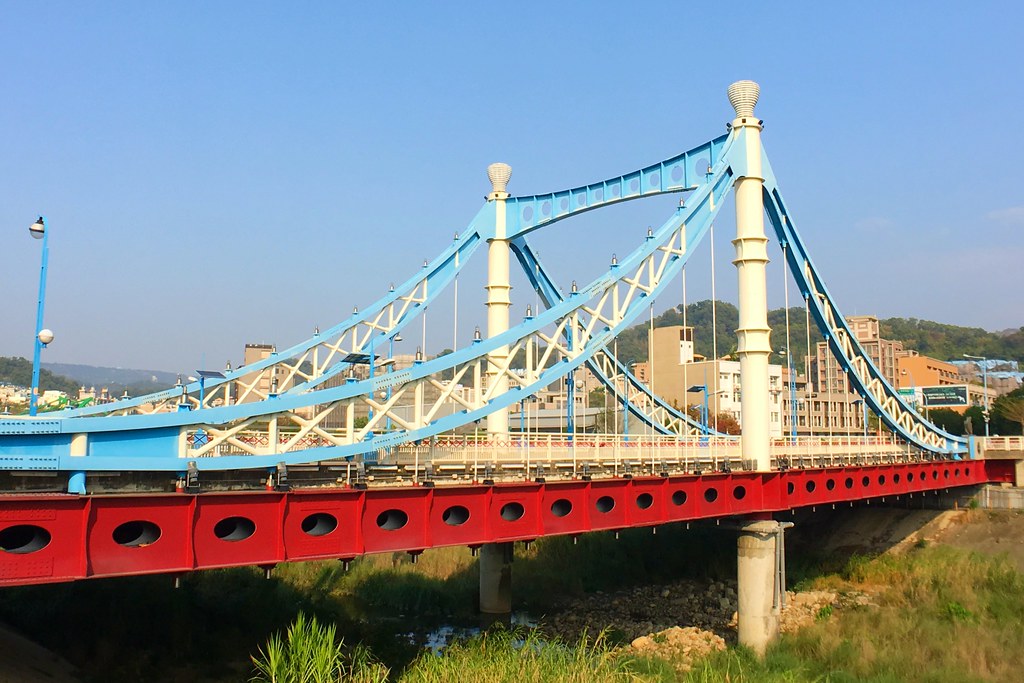 台中北屯大坑四座橋｜浪漫情人橋、大坑清新橋、藍天白雲橋、大坑單車橋，白天晚上都有不同的風采，台中旅遊景點推薦 @飛天璇的口袋