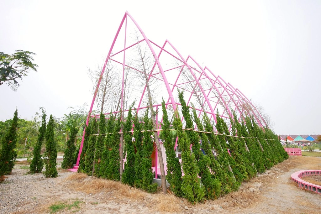 雲林古坑｜古坑珍．粉紅城堡．水漾森林教堂：充滿浪漫氛圍的童話森林~粉紅城堡、大草原、彩虹步道、水漾森林，情侶約會和親子旅遊的好地方 @飛天璇的口袋