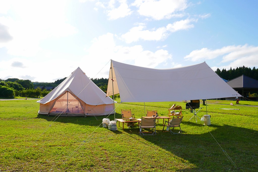 日本秋田｜Oga Summer Village豪華帳篷露營．男鹿半島Namahage Auto Camping Ground，期間限定豪華露營體驗 @飛天璇的口袋