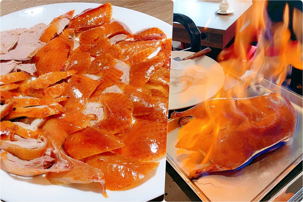 金磚柴火火焰烤鴨┃台中西屯：全聚德技法櫻桃鴨11吃，超人氣烤鴨餐廳進駐中科商圈 @飛天璇的口袋