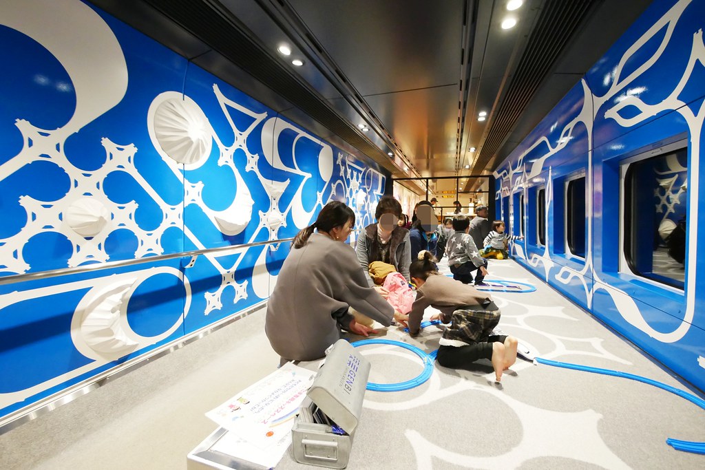 日本新瀉｜現美新幹線 GENBI SHINKANSEN，越後湯澤-新瀉移動的美術館，世界最快速的藝術鑑賞列車 @飛天璇的口袋