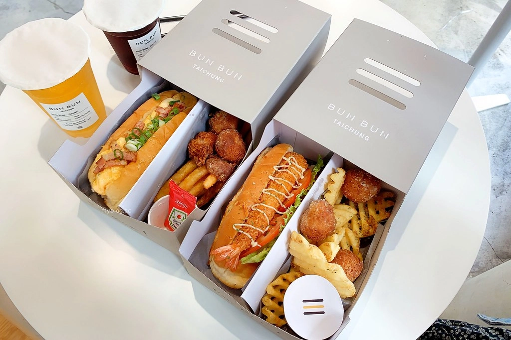 台中Bun Bun 棒棒文心森林店｜文心森林公園超唯美玻璃落地窗，創意潛水艇堡多種吃法早午餐推薦 @飛天璇的口袋