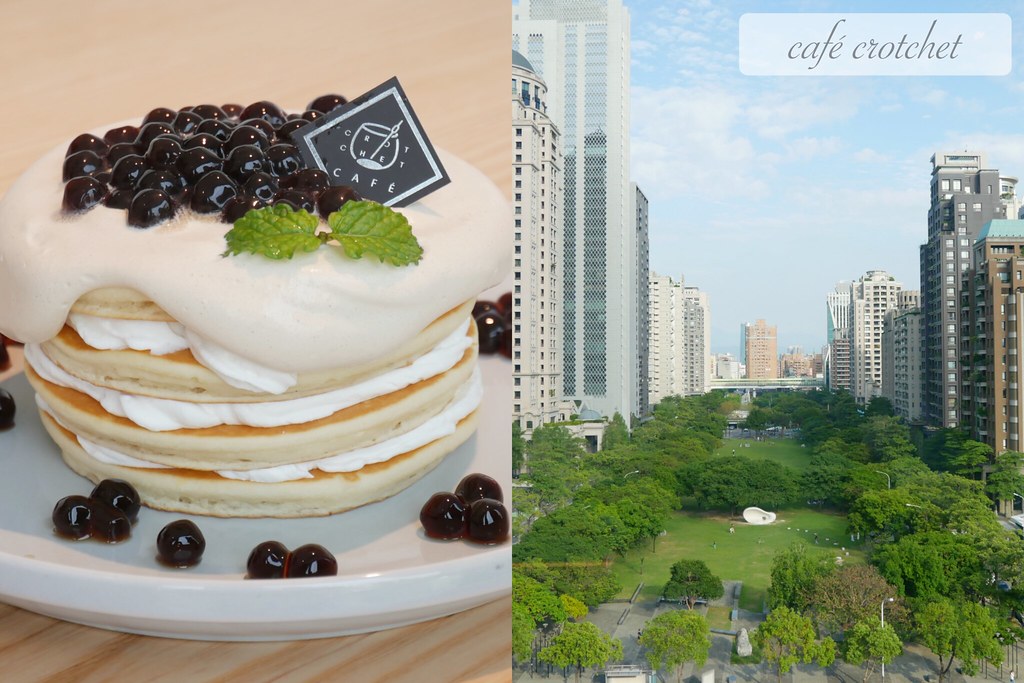 【台中西屯】堁夏咖啡  caf&eacute; crotchet，坐擁台中七期最美窗景的咖啡館，坐在台中歌劇院觀看夏綠地公園美景 @飛天璇的口袋