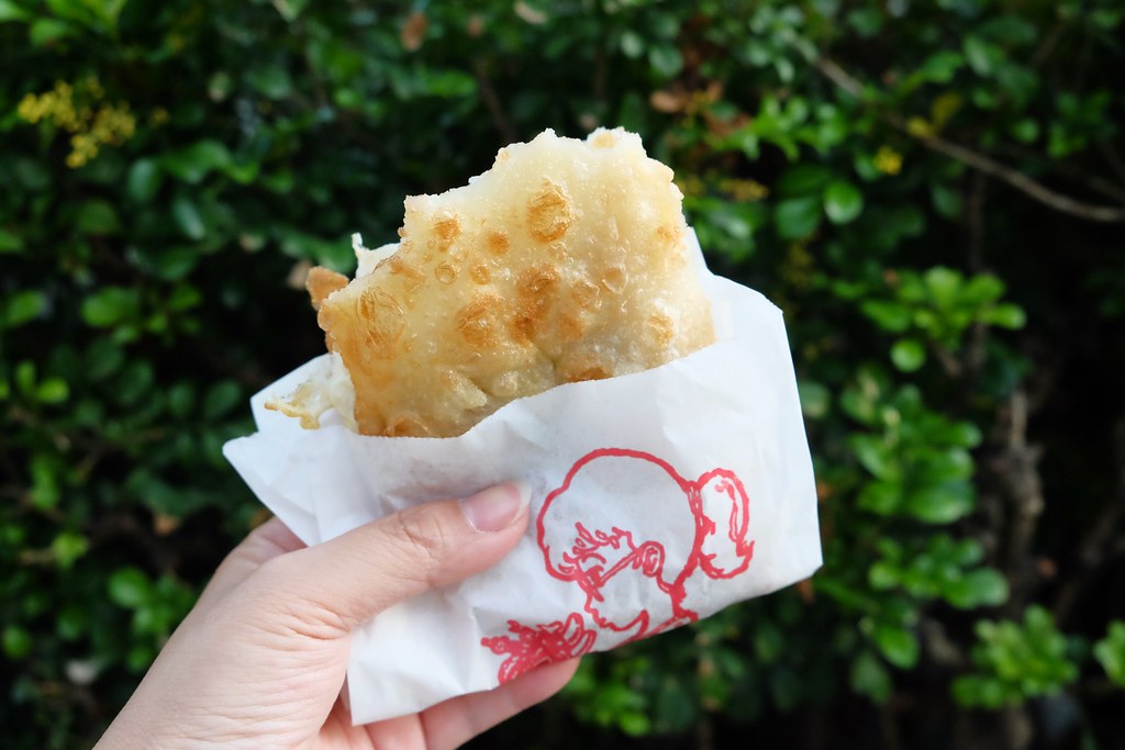 台中潭子｜蛋包蔥炸蛋蔥油餅．一天只營業4.5小時，崇德路大豐路口，一口咬下滿滿的青蔥 @飛天璇的口袋