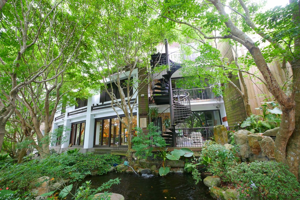 三義居鳩堂｜漂亮庭園景觀餐廳，提供道地客家料理，吃完筷子還可以帶回家 @飛天璇的口袋