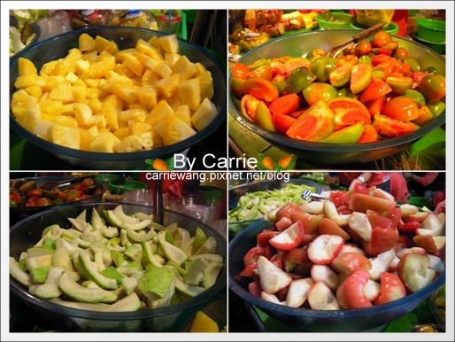 【台南花園夜市】必吃小吃美食。爸沙印度拉茶+二師兄滷味+陳記港式魚蛋+阿美芭樂+紅妃炒香腸大腸+新加坡邋撒麵+麻油雞麵線 @飛天璇的口袋