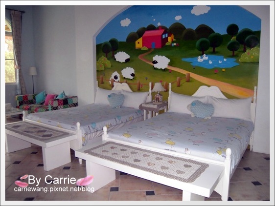 【花蓮吉安】花蓮羊兒煙囪民宿~小木屋藍羊羊四人房 x 羊兒煙囪民宿早餐 @飛天璇的口袋