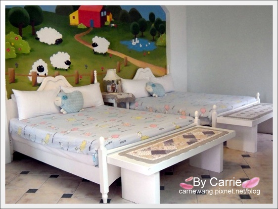 【花蓮吉安】花蓮羊兒煙囪民宿~小木屋藍羊羊四人房 x 羊兒煙囪民宿早餐 @飛天璇的口袋