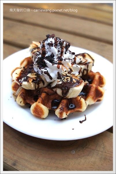 【台中蛋糕甜點】維特比利時鬆餅專賣 Witte Waffle Store。一中街小吃美食推薦 @飛天璇的口袋