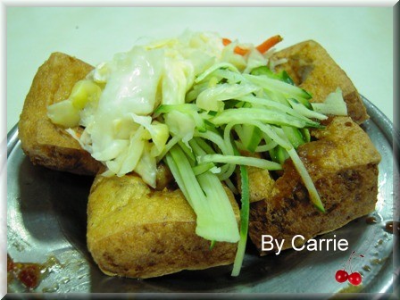 台中忠孝夜市美食｜正老牌麵線糊+正老牌臭豆腐+南台中肉員+真好味東山鴨頭監酥雞+忠孝潤餅 @飛天璇的口袋