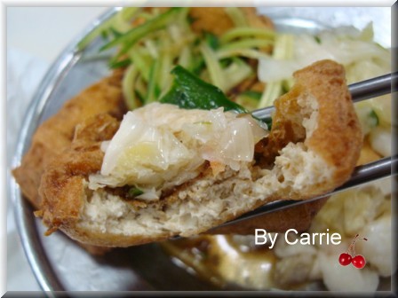 台中忠孝夜市美食｜正老牌麵線糊+正老牌臭豆腐+南台中肉員+真好味東山鴨頭監酥雞+忠孝潤餅 @飛天璇的口袋