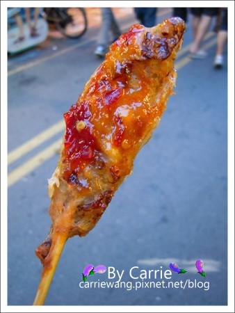 【宜蘭羅東夜市】必吃小吃美食推薦。義豐蔥油餅+阿公仔龍鳳腿+可口香碳烤+阿灶伯當歸羊肉湯+魏姐包心粉圓(一訪) @飛天璇的口袋